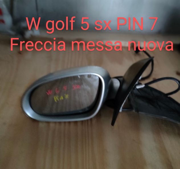 Specchio porta sx w golf 5 PIN 7 - Foto 4