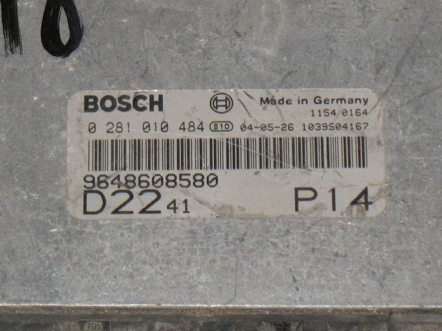 0281010484 ECU FIAT DUCATO BOXER JUMPER EDC15C7 0281010484 D22 9648608580 - Foto 2