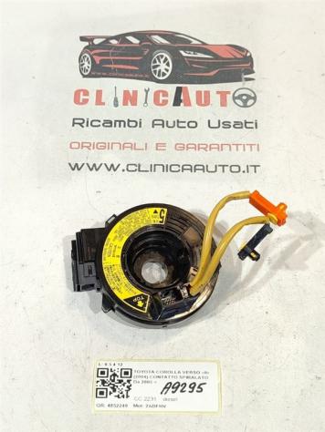 CONTATTO SPIRALATO TOYOTA Corolla Verso 2° Serie 2ADFHV (0409) - Foto 2