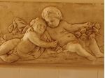 GRANDE SCULTURA IN RILIEVO QUADRO CEMENTO MARMO ARTIGIANALE MADE IN ITALY