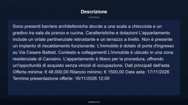 Immobile in asta di 130 m² con più di 5 locali in vendita a Carosino - Foto 4