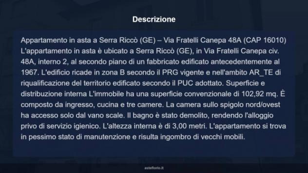 Immobile in asta di 102 m² in vendita a Serra Riccò - Foto 10