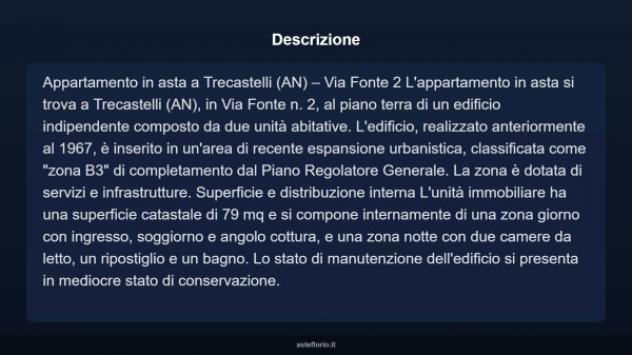 Immobile in asta di 79 m² in vendita a Trecastelli - Foto 3