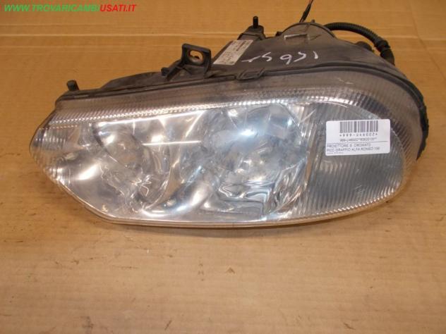 PROIETTORE S. CROMATO PICC.GRAFFIO ALFA ROMEO 156 (932-T7/T8) Parti elettriche Fanaleria Proiettori Proiettore ant. ALFA ROMEO - 156 - 01-04-2000