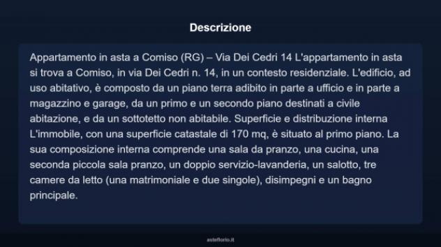 Immobile in asta di 170 m², box auto in vendita a Comiso - Foto 3
