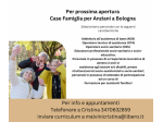 Cercasi Operatrici e operatori per Casa Famiglia per Anziani Bologna