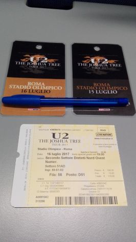 U2 Depeche Mode Pass Collezione Tour 2017