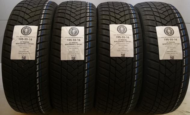 4 GOMME 195 55 16 GT RADIAL A67507