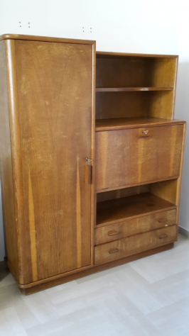 Letto con comodino ed armadio con libreria - Foto 9