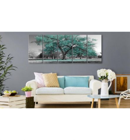 Quadro Alberi Verdi 225x90 E 200x80 ARREDALACASA - Foto 2