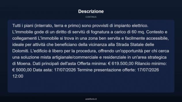 Immobile in asta di 400 m² in vendita a Moena - Foto 9