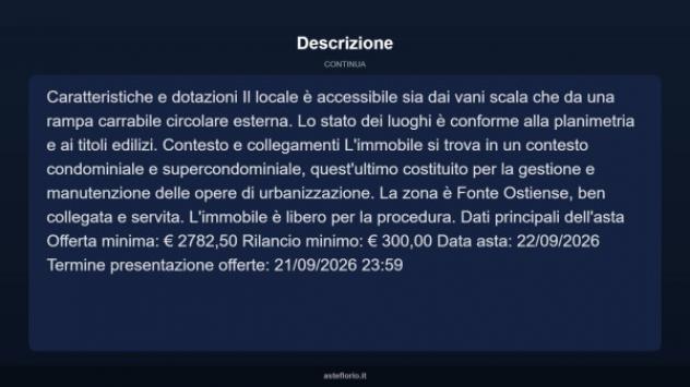 Immobile in asta di 6 m² in vendita a Roma - Foto 5