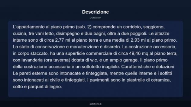 Immobile in asta di 287 m² con più di 5 locali e box auto in vendita a Ariano nel Polesine - Foto 16