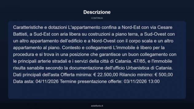 Immobile in asta di 64 m² in vendita a Catania - Foto 6