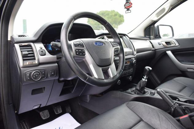 FORD Ranger 4x4 PICK UP DOPPIA CABINA - GANCIO TRAINO - 2.0 TDCI 170CV - 6m - LIMITED FULL - NAVI - PELLE - ADAS - SENSORI - CRUISE - BT - RETROCAMERA - Foto 6