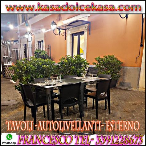 Tavoli Autolivellanti per Esterno in Ferro 80 - Foto 2