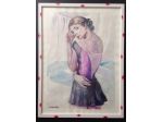 Affascinante ballerina con body ciclamino