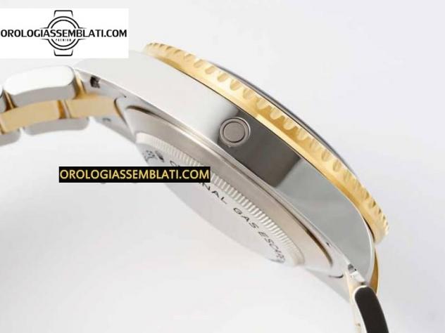 Replica rolex SEA-DWELLER 126603 QUADRANTE NERO BEST EDITION 1:1 SU BRACCIALE SS/YG 3235 - Foto 10