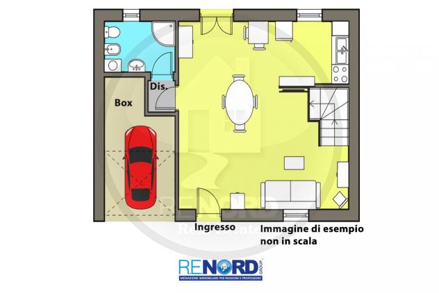 RIF. VIL6249 - CHIGNOLO PO - Villetta a schiera arredata: 4 locali e servizi. Box e giardino. - Foto 2