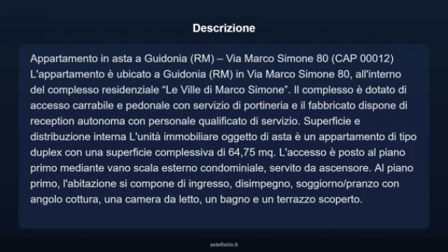 Immobile in asta di 64 m² in vendita a Guidonia Montecelio - Foto 16