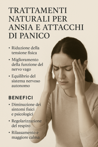 TRATTAMENTI PER ANSIA E ATTACCHI DI PANICO
