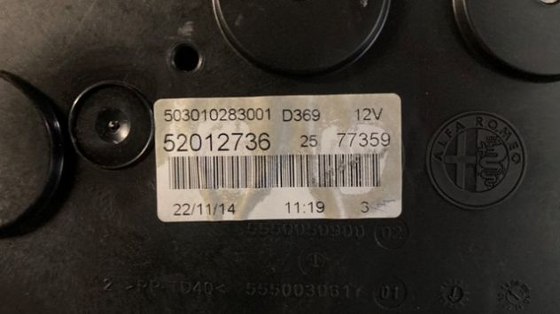 Quadro strumenti Fiat Punto Evo 1.3 M.Jet del 2015 (52012736) - Foto 3