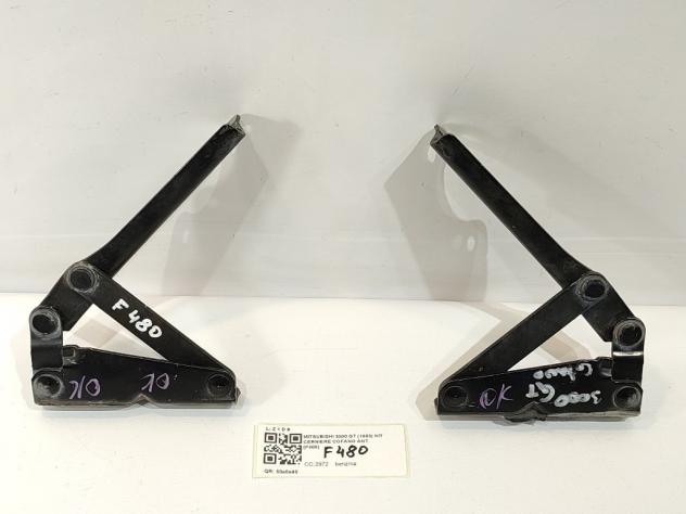 CERNIERE COFANO ANTERIORE DX E SX MITSUBISHI 3000 GT (Z10) 6G72T (9001) - Foto 2