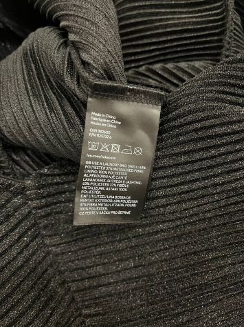 Vestito H&M Satinato - Taglia XL/175 cm - Nero - Nuovo - Foto 4