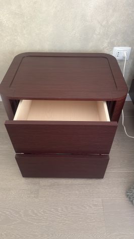 Camera da letto matrimoniale in legno rovere moro - Foto 4