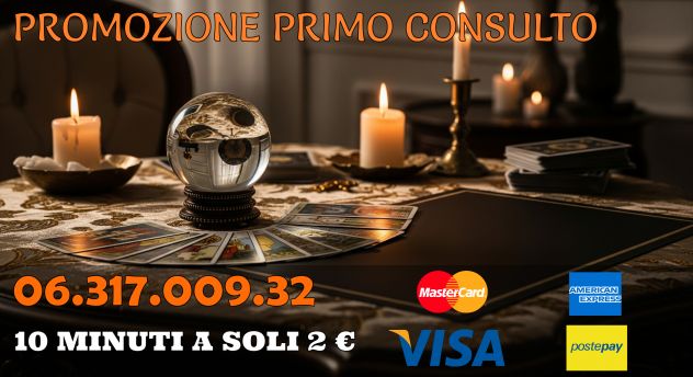 Cartomanzia 2 euro 10 minuti subito