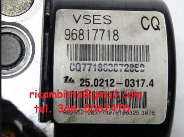 96817720 96859396 96817718 ABS Opel Antara 96851854