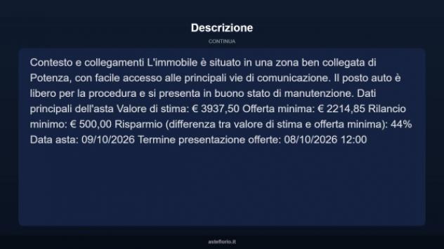 Immobile in asta di 15 m² in vendita a Potenza - Foto 4
