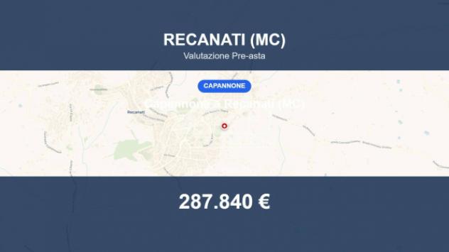 Immobile in asta di 1109 m² in vendita a Recanati