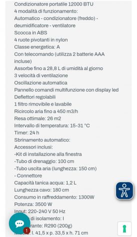 Condizionatore portatile - Foto 2