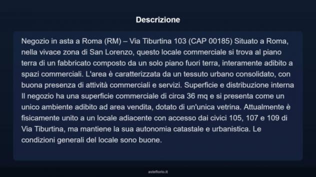 Immobile in asta di 36 m² in vendita a Roma - Foto 5
