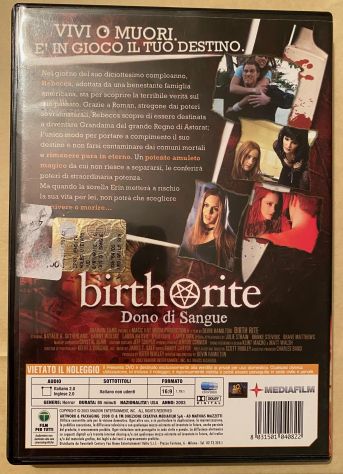 Dvd Birth rite - dono di sangue - Foto 2