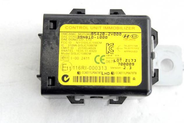 39160-2A740 KIT ACCENSIONE AVVIAMENTO KIA SOUL 1.6 D 100KW 6M 5P (2017) RICAMBIO USATO CON CENTRALINA MOTORE, QUADRO STRUMENTI, BLOCCHETTI ACCENSIONE - Foto 10