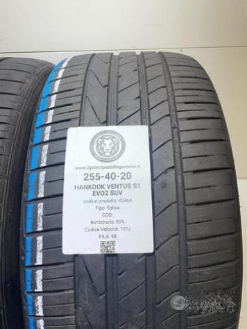 2 gomme 255 40 20 hankook a42464 - Foto 2