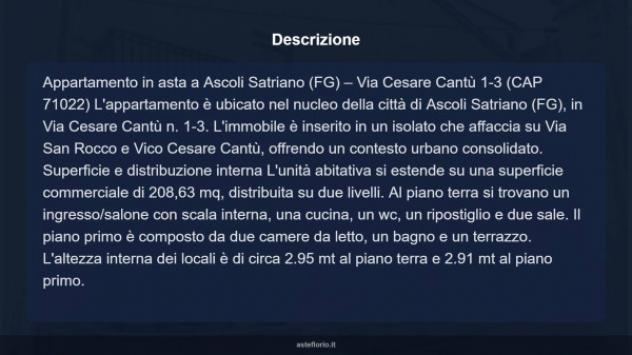 Immobile in asta di 208 m² in vendita a Ascoli Satriano - Foto 18