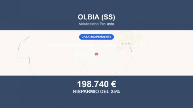 Immobile in asta di 160 m² con più di 5 locali in vendita a Olbia