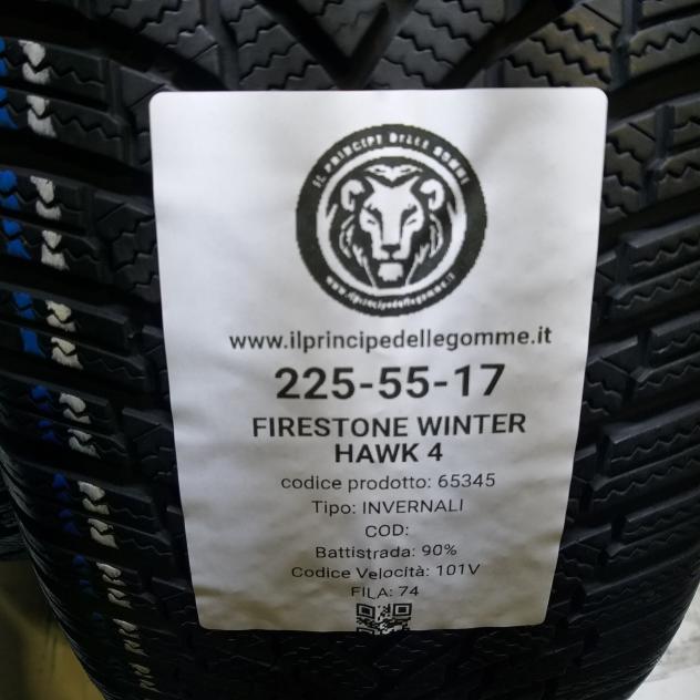 2 GOMME 225 55 17 FIRESTONE A65345 - Foto 2