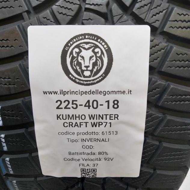 2 GOMME 225 40 18 KUMHO A61513 - Foto 2