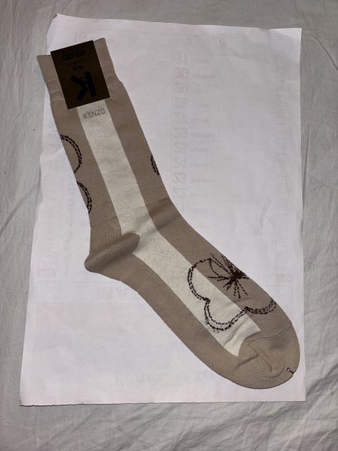 1 PAIO DI CALZE NUOVE DA UOMO FIRMATE ORIGINALI”KENZO”MADE IN ITALY,N’42-44 - Foto 3