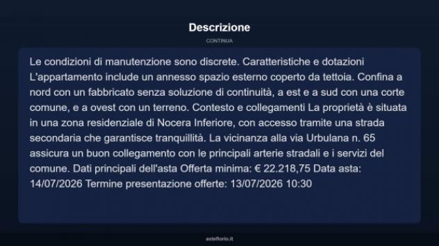 Immobile in asta di 78 m² in vendita a Nocera Inferiore - Foto 12