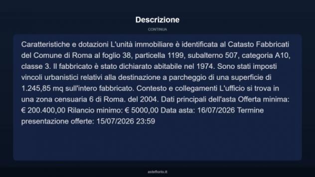 Immobile in asta di 147 m² in vendita a Roma - Foto 9