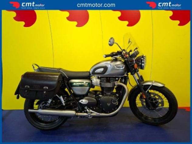 TRIUMPH Bonneville T100 Finanziabile - GRIGIO VERDE - 12250 rif. 24148116