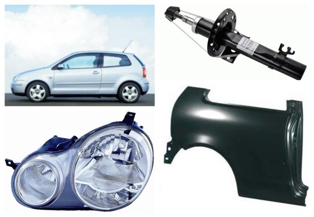 Vw Polo 2001-05 frontale fanale paraurti