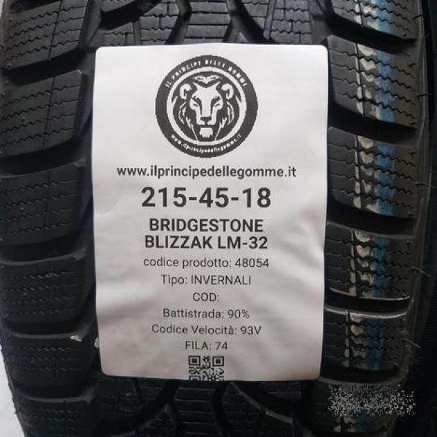 2 gomme 215 45 18 bridgestone a48054 - Foto 2