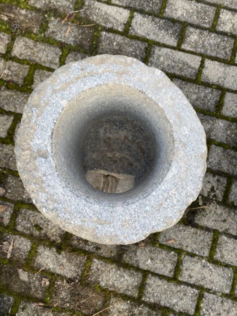 Fontana a colonna rustica in pietra granito - Foto 8