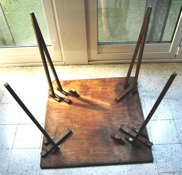tavolino da gioco in legno richiudibile - Foto 6